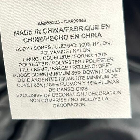 Vintage y2k Mens Black Nike Goose Down Fill Full Zip Puffer Vest Sz M 854757-010 - Picture 8 of 9